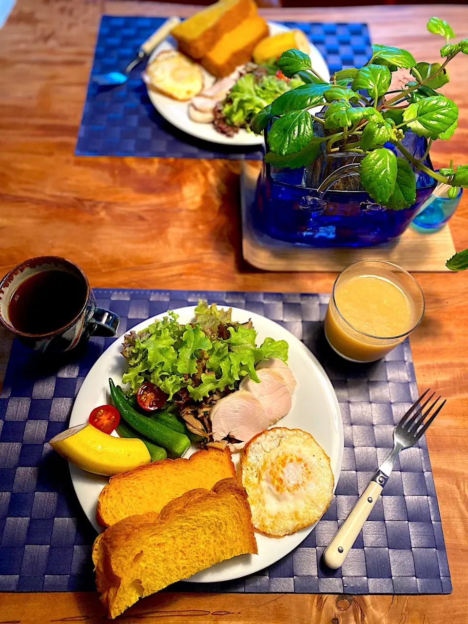 Snapdishの料理写真:ローゼルさんちの朝ごはん　2021・9・6|ローゼルさん