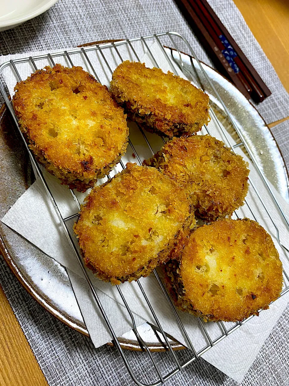 加賀蓮根のフライ！一番好きな加賀蓮根の食べ方😋😋|1614さん