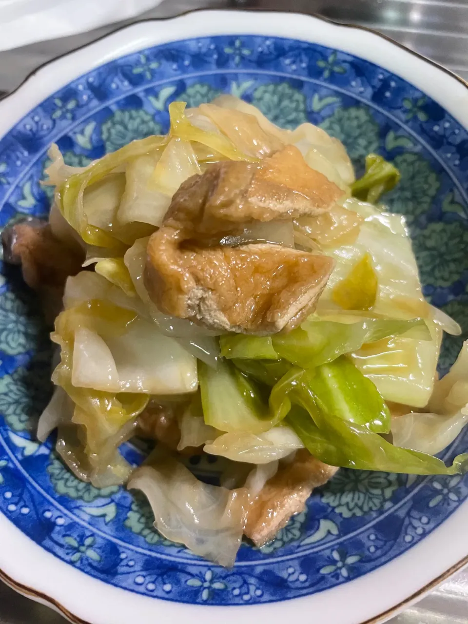 薄揚げとキャベツ煮ごま油風味|miyuki.mさん