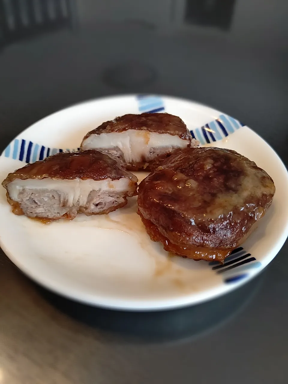 椎茸の肉詰め照り焼き風味|まゆみさん