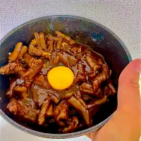 Snapdishの料理写真:どて煮丼！！|よわむしたこぴっぴさん