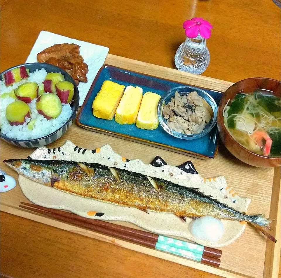 秋刀魚定食🍁|とししいたけさん