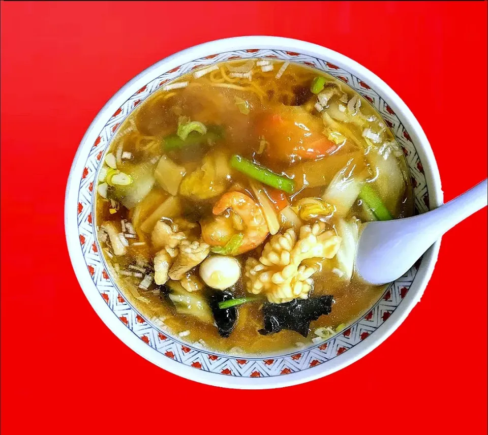 拘りのあんかけ醤油ラーメン|透明大好きさん