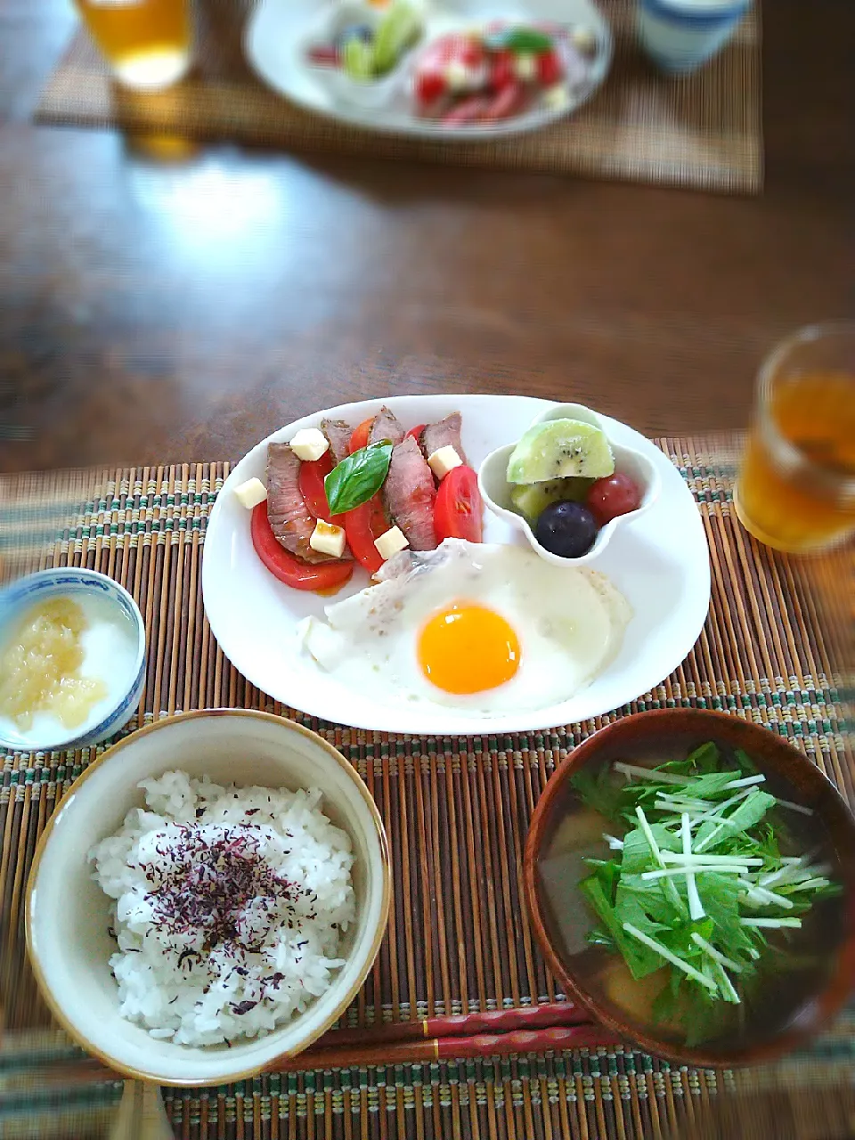 朝ごはん🌄！|まめころさん