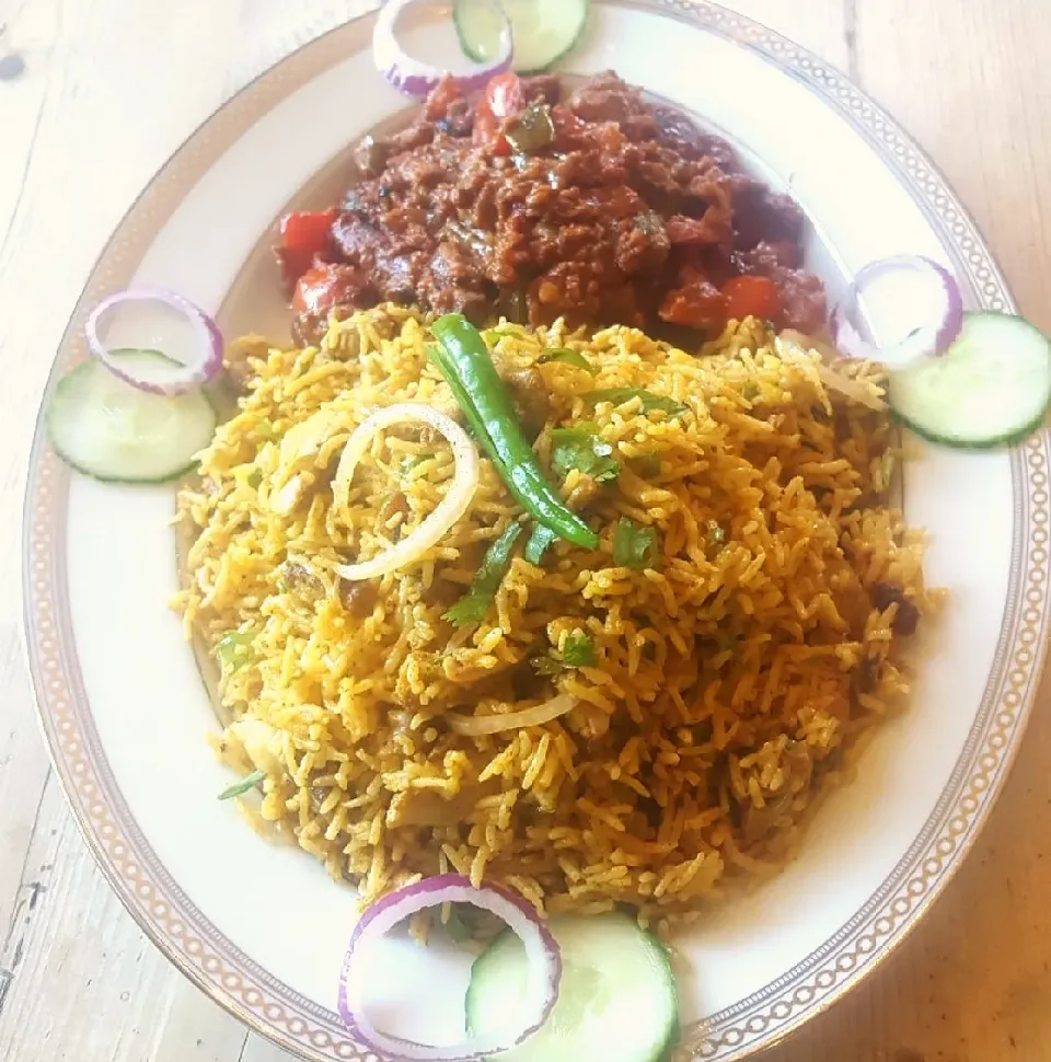 Arabian style Briyani W/Masala Chicken|Ragulさん