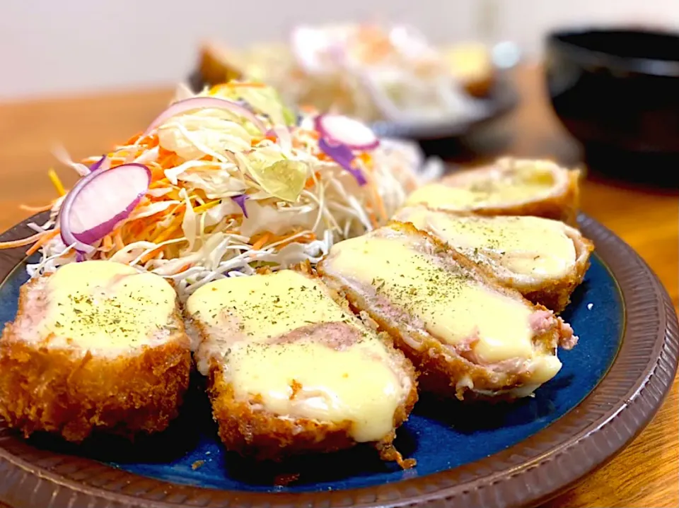 韓国式チーズとんかつ🧀|ふくすけ食堂さん