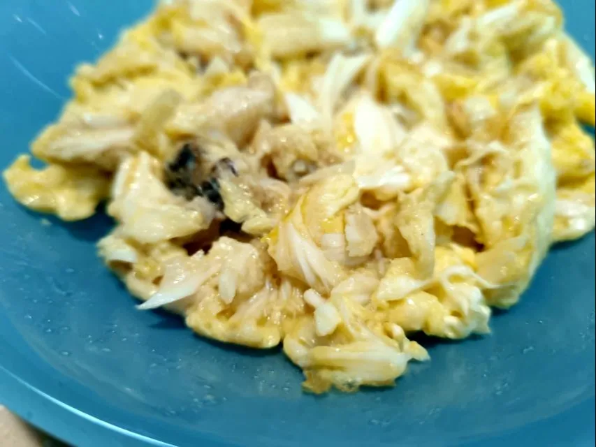 蟹肉炒蛋 - scrambled egg with crab meat|steven z.y.さん