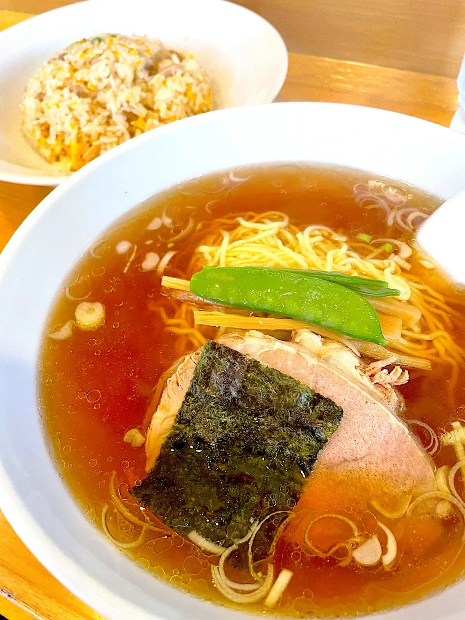 ラーメン半チャーハン！学生街の店だけあってボリュームがあって安い|Tomyさん