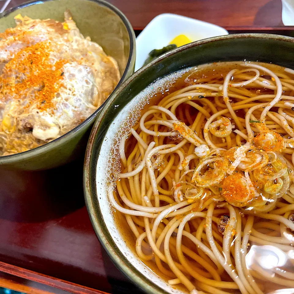 かつ丼セット@相馬屋(月島)|塩豚骨さん