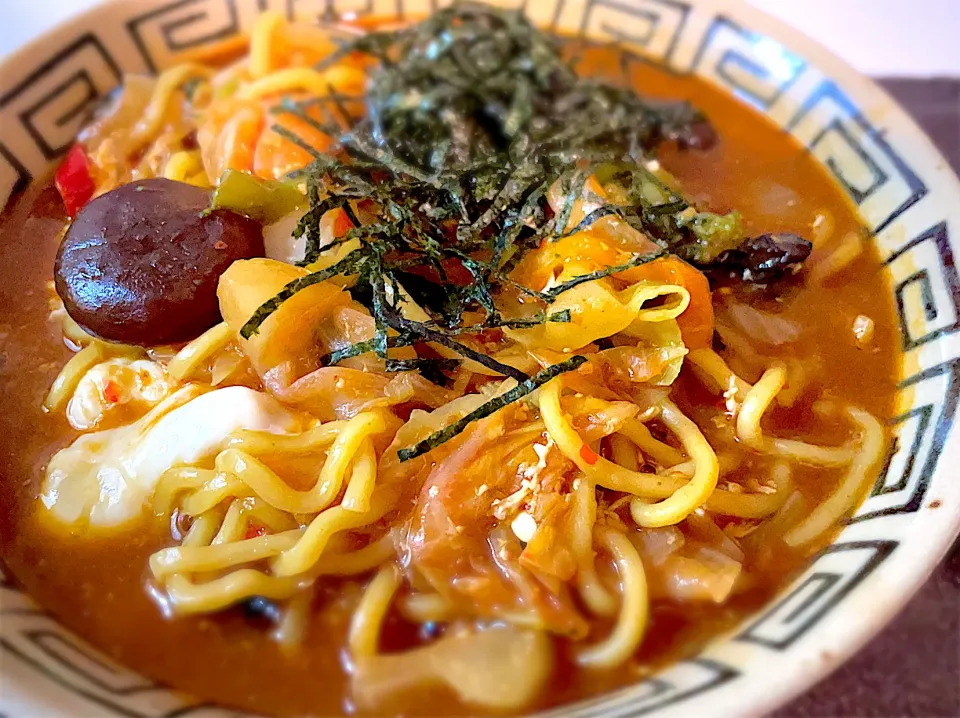 久々に激辛ラーメン🍜😆|Chika Nagaiさん