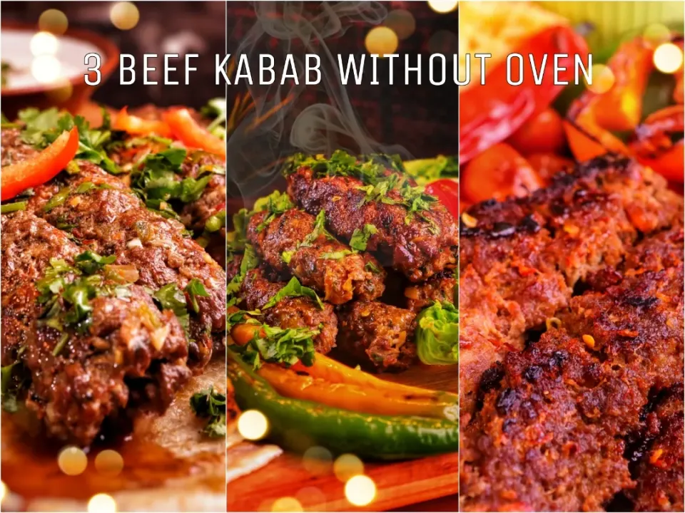 3 Beef kabab without OVEN|Tushinさん