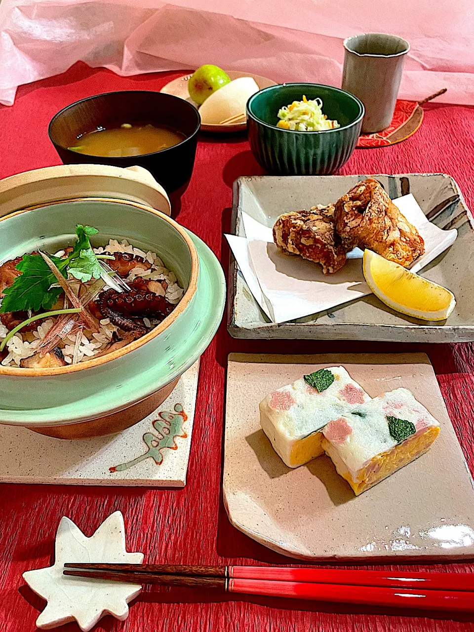 サミカさんの料理 明石蛸釜飯で休日のお昼ご飯|サミカさん