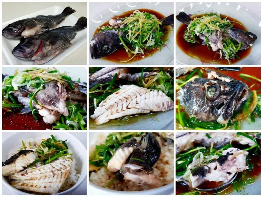 steamed rock fish|steven z.y.さん