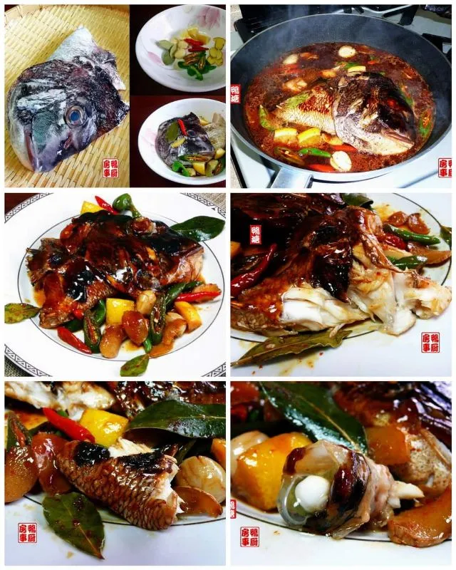 braised head of bream|steven z.y.さん