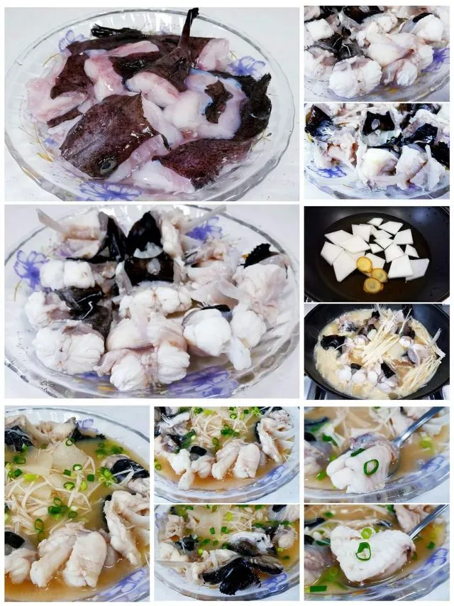 monk fish miso soup|steven z.y.さん