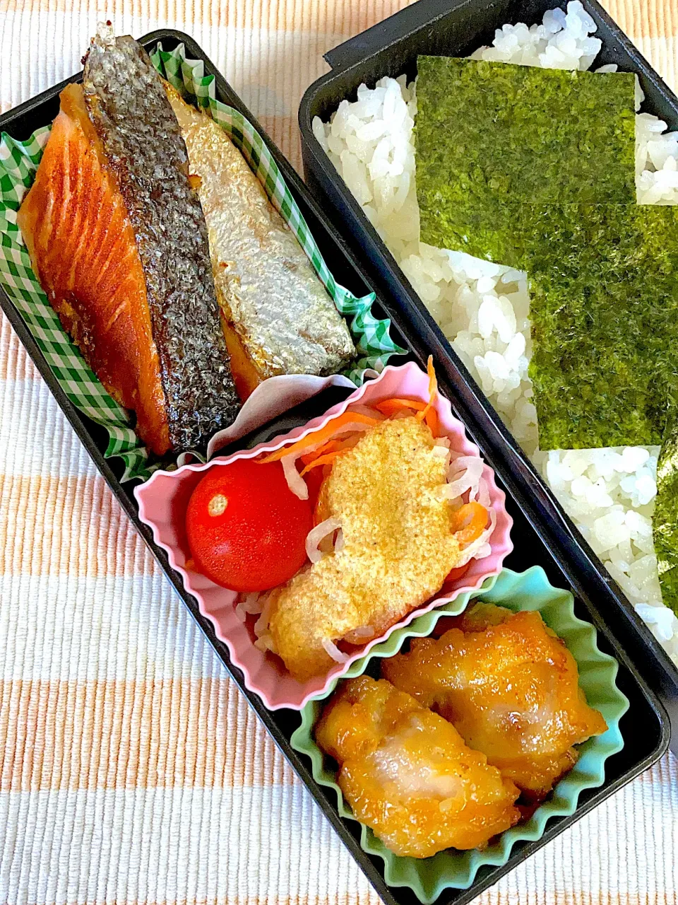 9/10☆旦那☆シャケから弁当|ちーさん