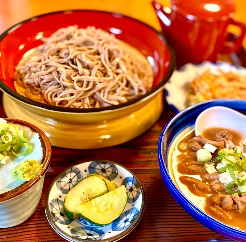 父と一緒に蕎麦ランチ【外ごはん】|ばくあんしゃさん