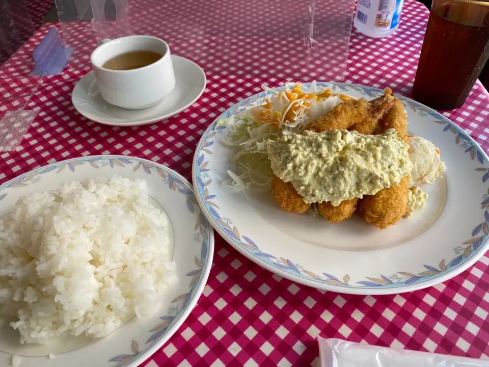 エビフライ定食🍤🍤🍤|buhizouさん