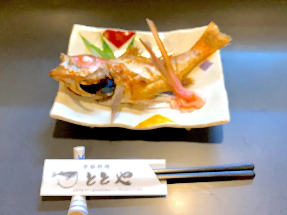 Snapdishの料理写真:ノドグロ塩焼き|みーこさん