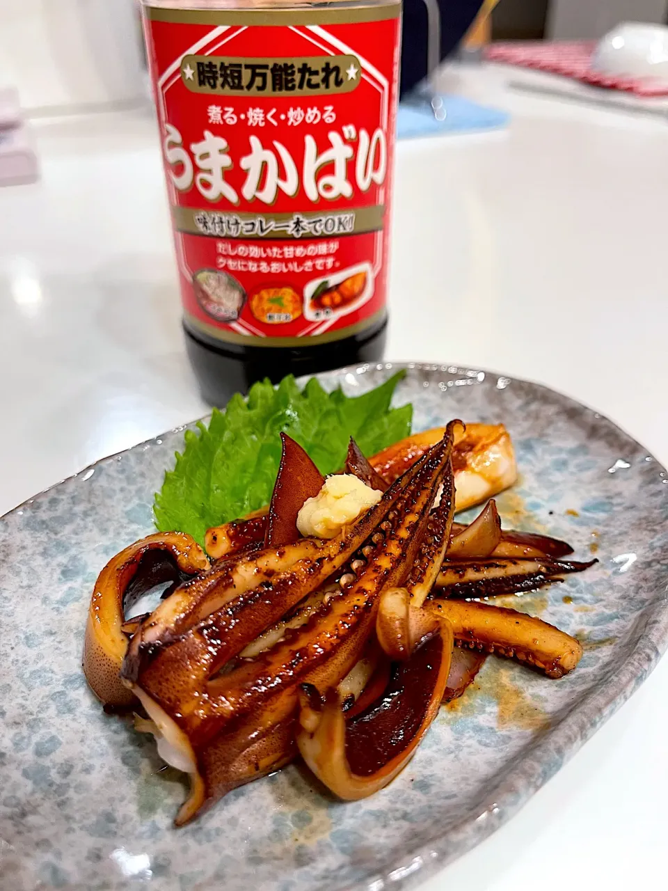 Snapdishの料理写真:イカゲソのうまかばい焼き|ナガマンさん