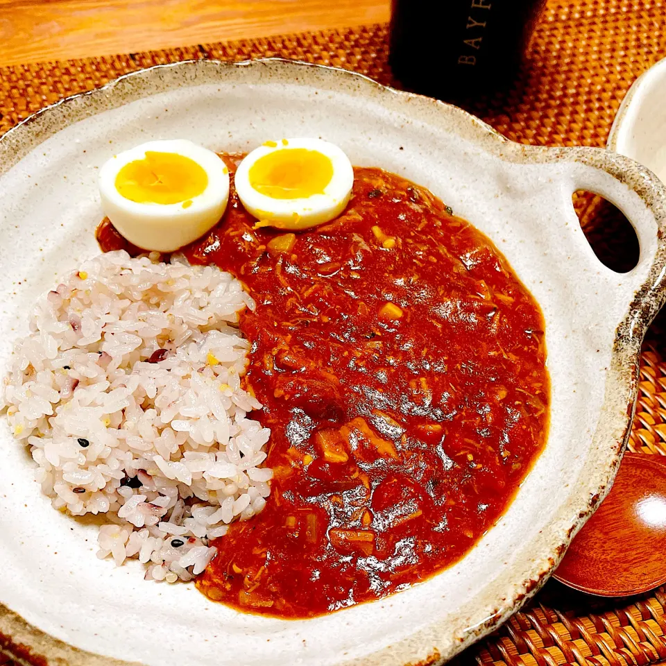 ⭐野菜いっぱい鯖缶トマトカレー⭐|Laniさん