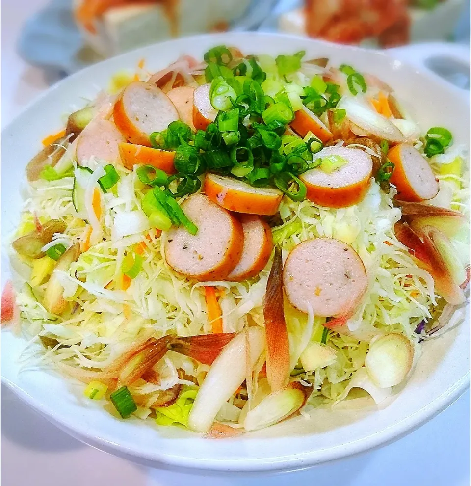 みょうが和風サラダ|ポコさん