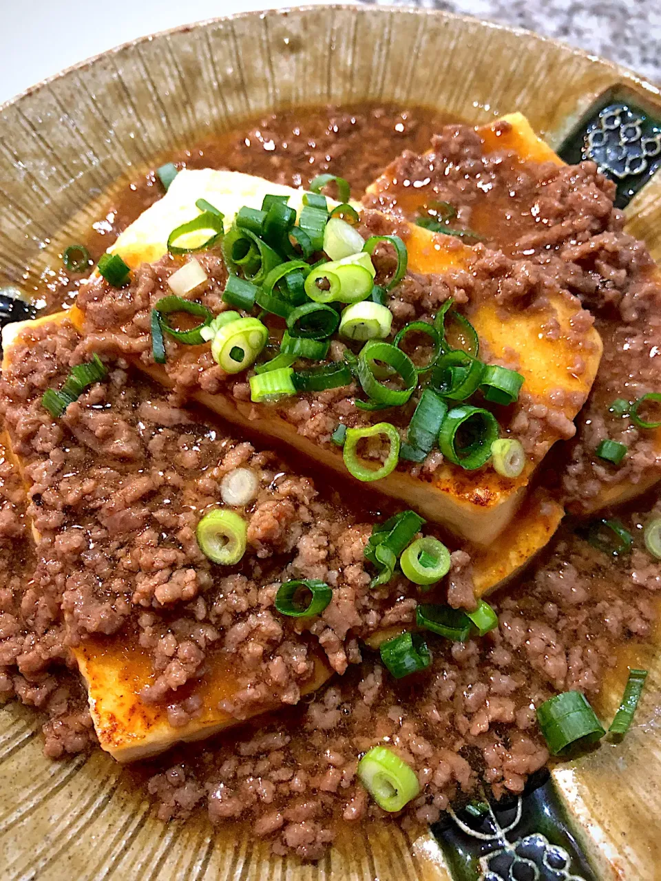 豆腐ステーキ　肉味噌あんかけ|キヨさん