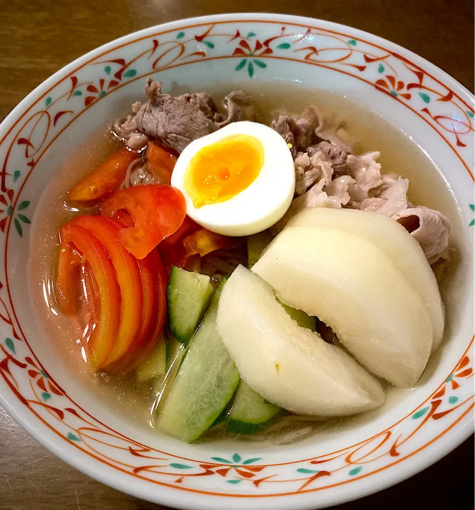 Snapdishの料理写真:韓国冷麺🍜|洋子さん