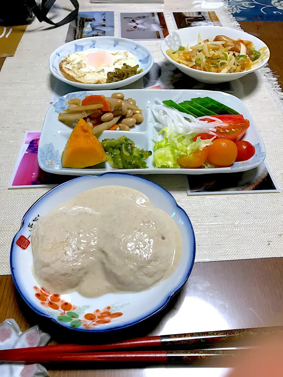 Snapdishの料理写真:ご実家ごはん　お昼ごはん|sayaさん