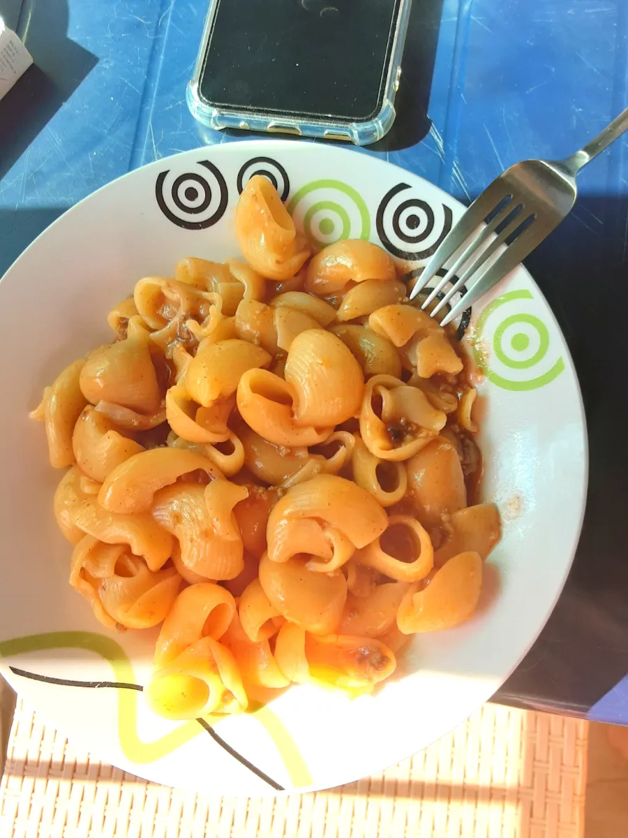 Snapdishの料理写真:makaroni with meal|Jennyさん