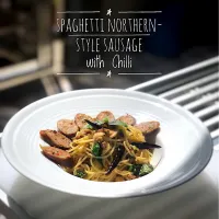 Spaghetti with Northern style Sausage|didi kullawadeeさん