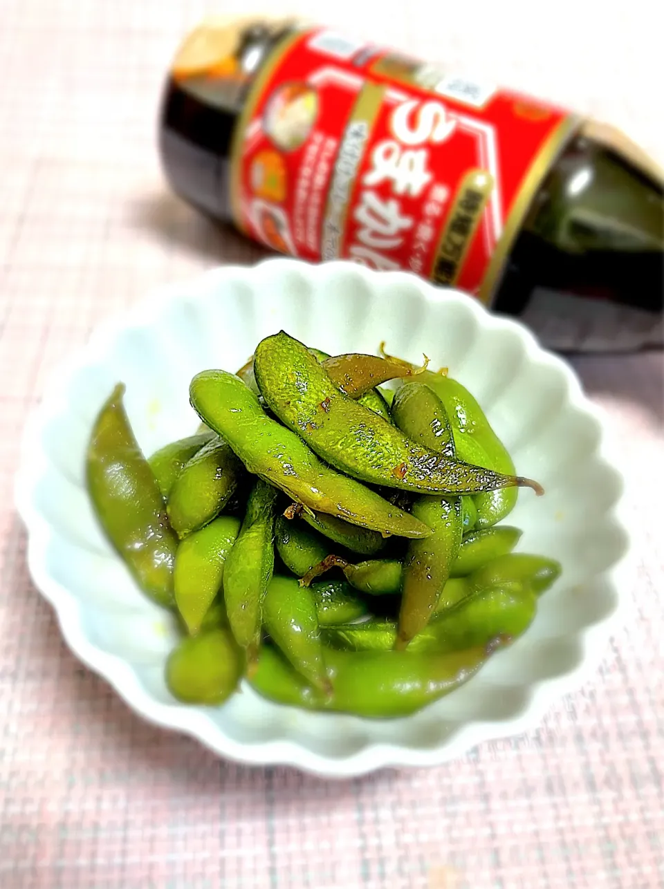 由美さんの料理 指まで美味しい😋うまかばい枝豆|sucreroomさん