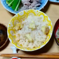 今日のメインは栗ご飯|Kaho Shinozukaさん