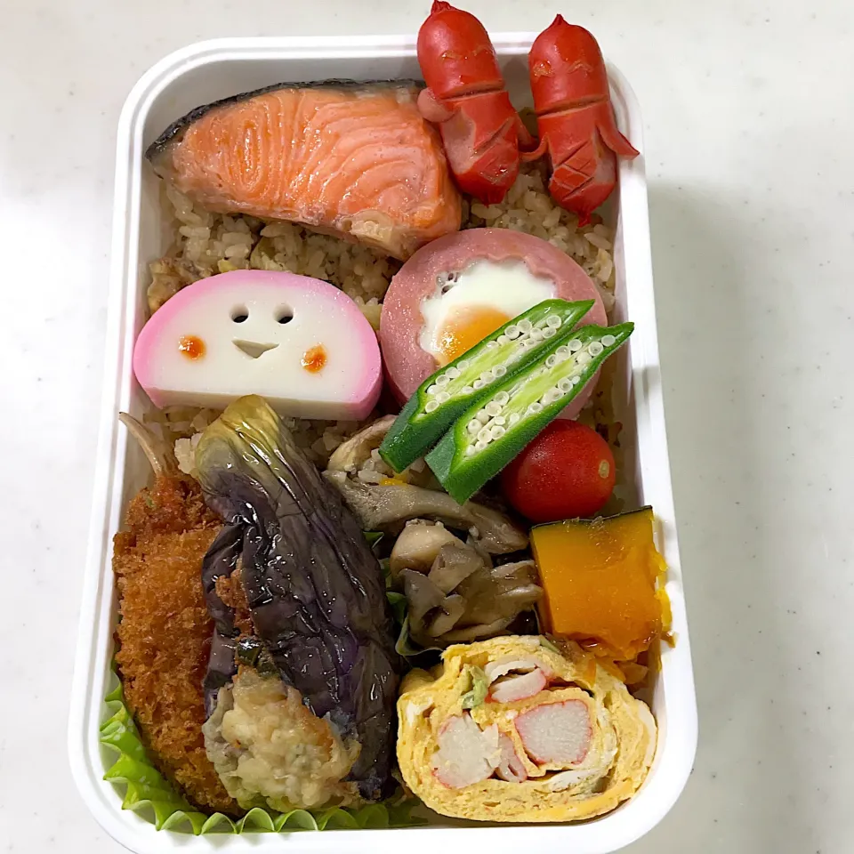 Snapdishの料理写真:2021年9月13日　オレ弁当♪|クッキングおやぢさん