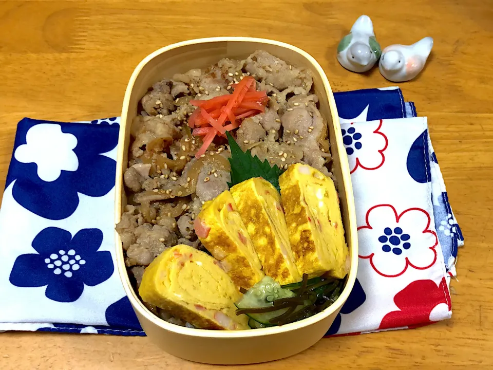 豚丼弁当|LaLamamaさん
