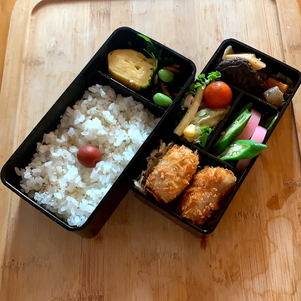 ちびカツ弁当|ぽぽんさん