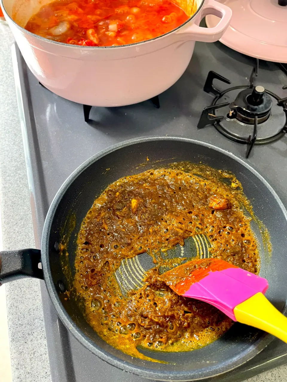 水なしルーから作る海老トマトカレー|志野さん