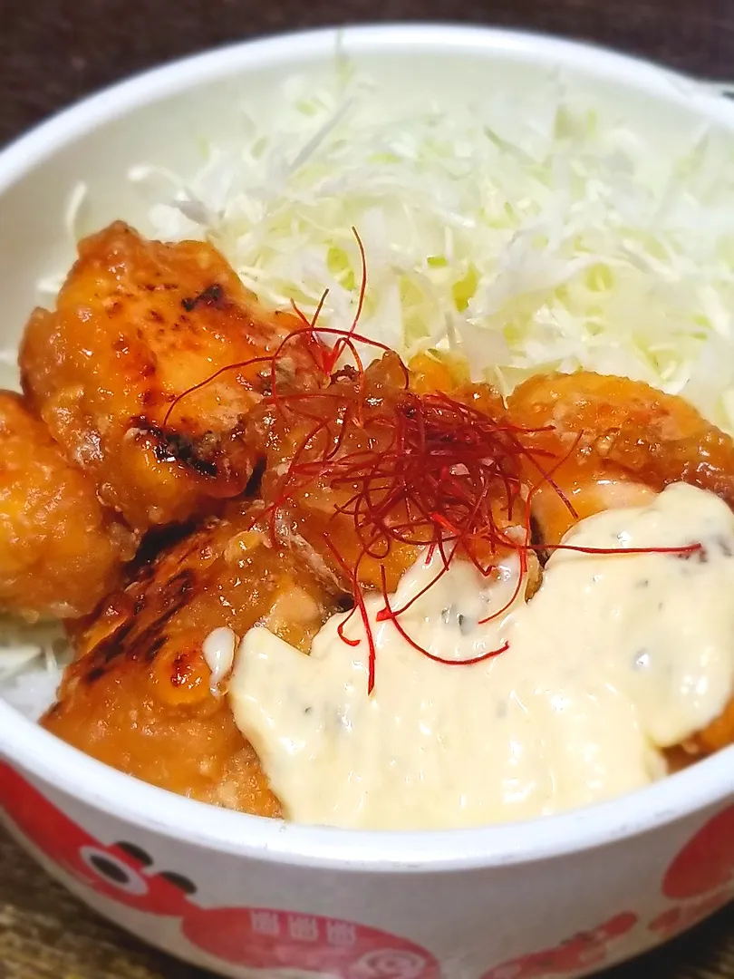 パパ焼き👨下味冷凍チキン南蛮丼|ぱんだのままんさん