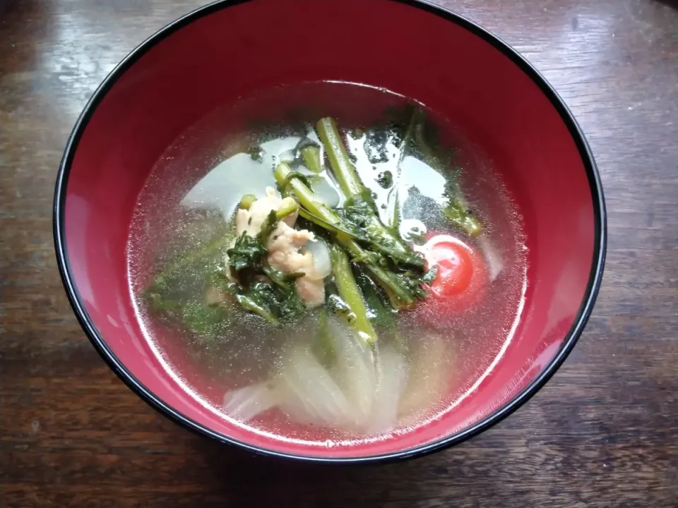 チキンコンソメスープ|にんにくと唐辛子が特に好き❤️(元シャリマー)さん