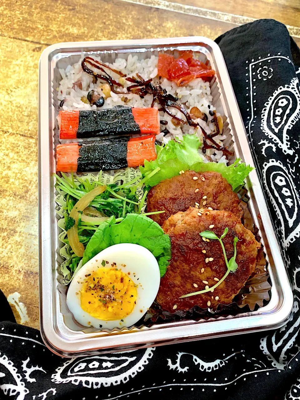 9月14日＊ハンバーグ弁当|rumi♪さん