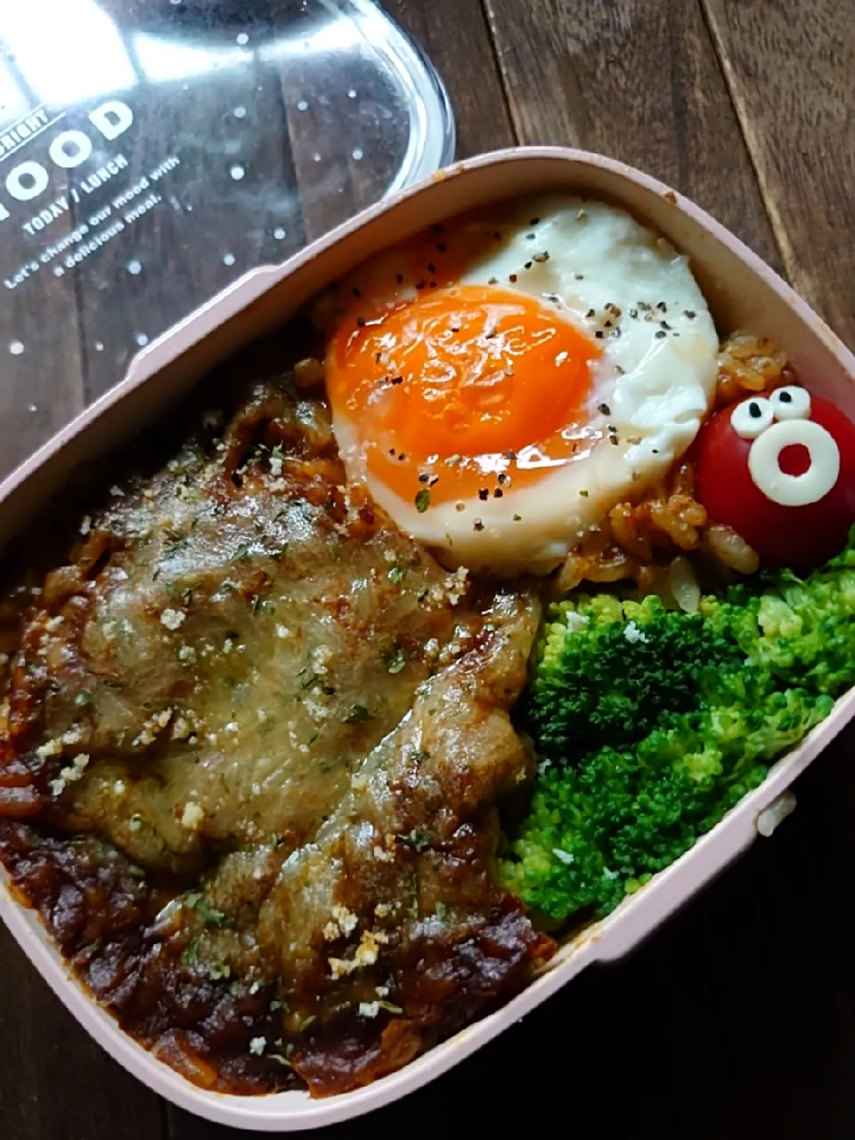 Snapdishの料理写真:漢の…長女用🍱辛さは控えめカレードリア弁当|ᵏᵒᵘさん