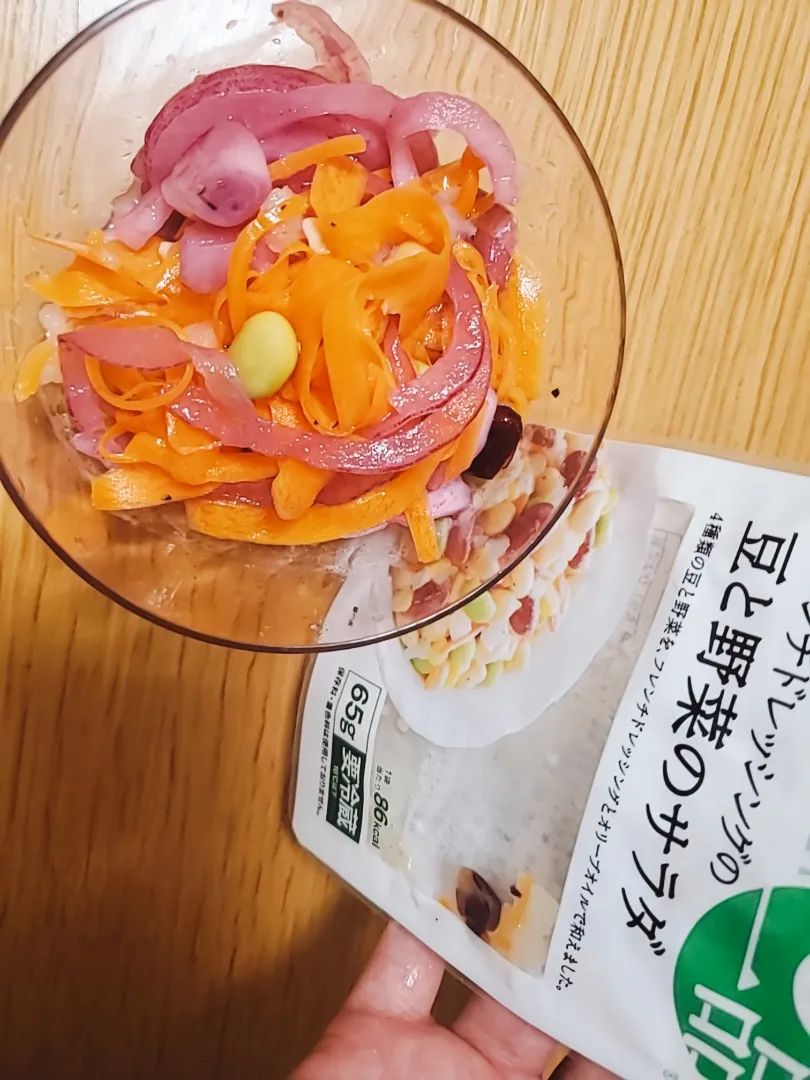 レトルトに食材足して酢の物サラダ|mimiさん