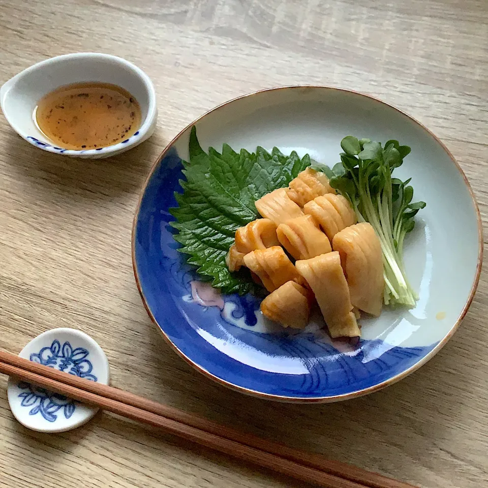 キルムジャンでホヤ刺し 멍게회 |まる(丸大豆)さん