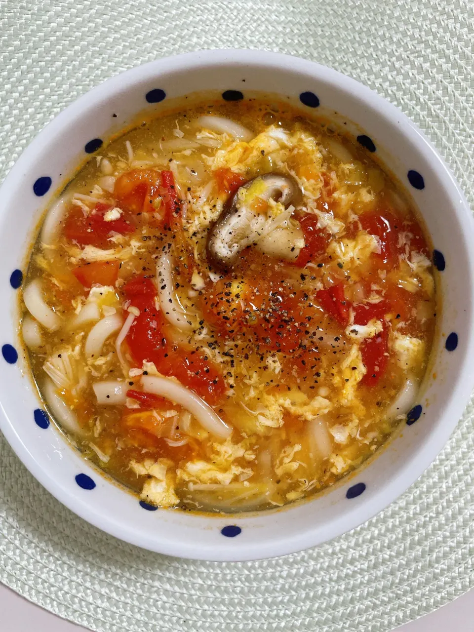 余り物で作る　サンラータン風うどん🍜|ぴっとさん