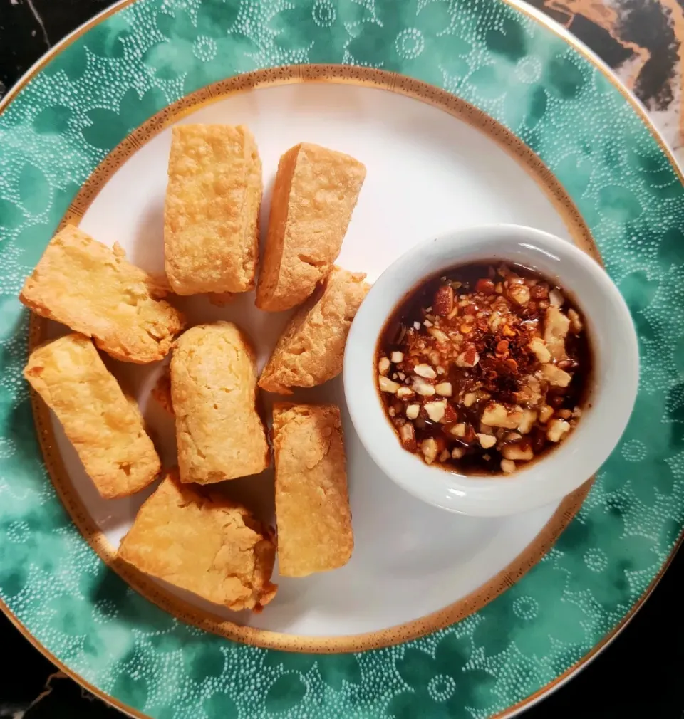 fried tofu.|katang23さん