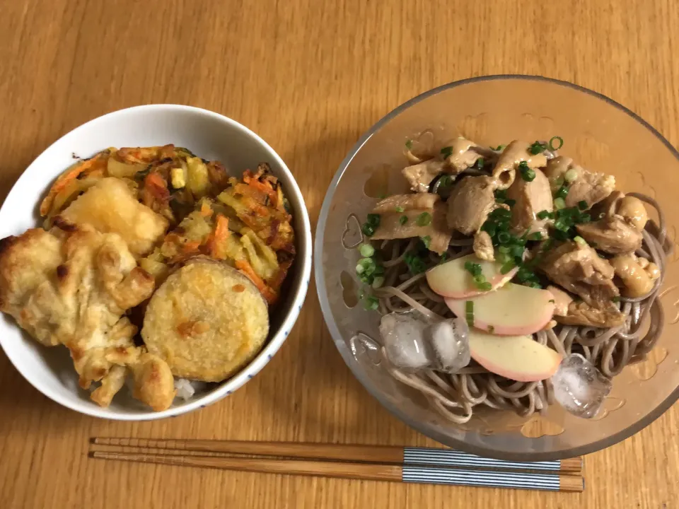 天丼&山形冷やし蕎麦|ここなりさん