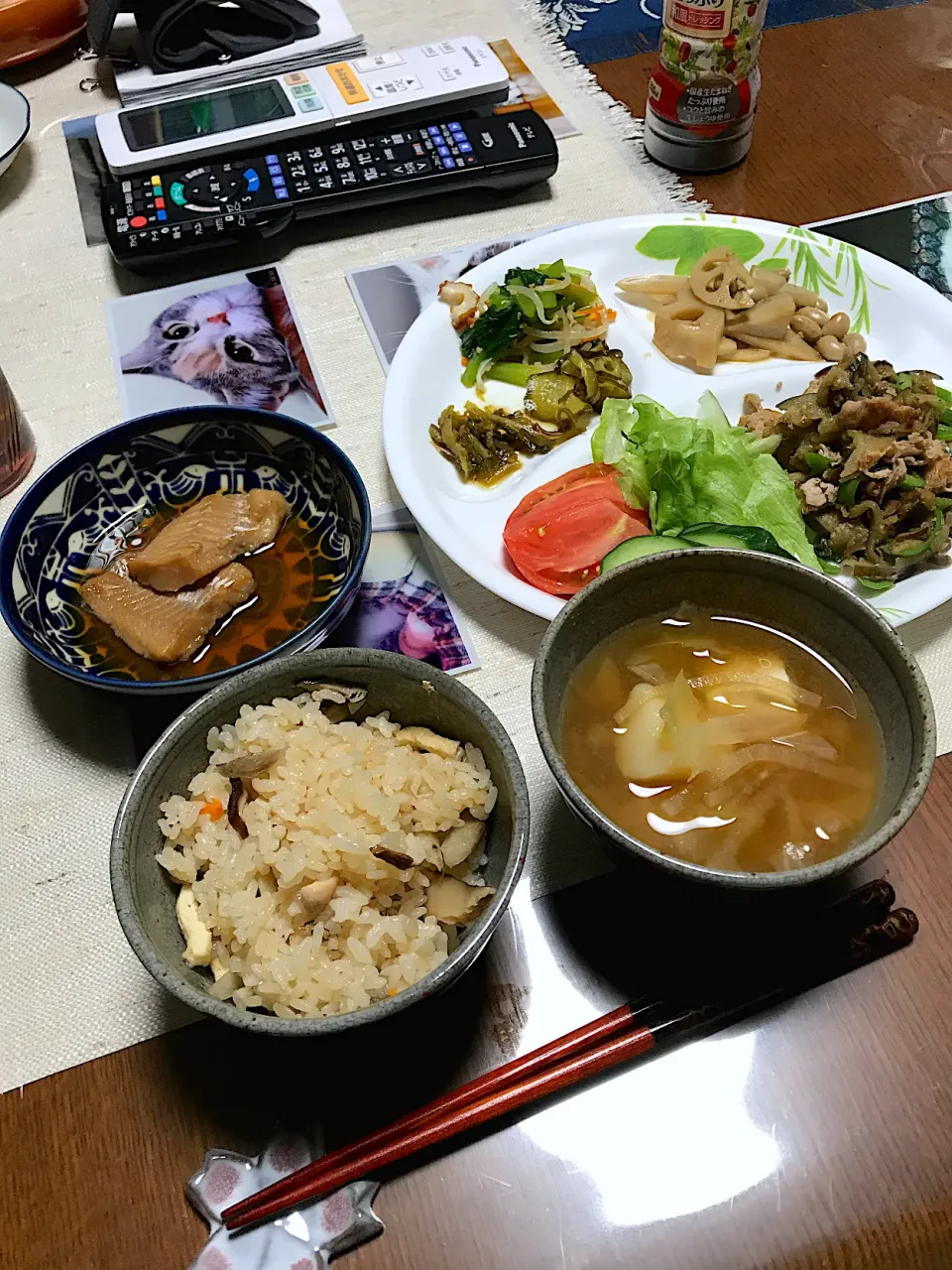 Snapdishの料理写真:ご実家ごはん　夜ごはん|sayaさん