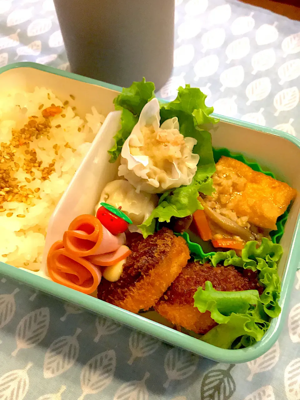 2021.9.15  ＊今日のお弁当＊厚揚げのそぼろあんかけ＊|rinrin*mama*さん