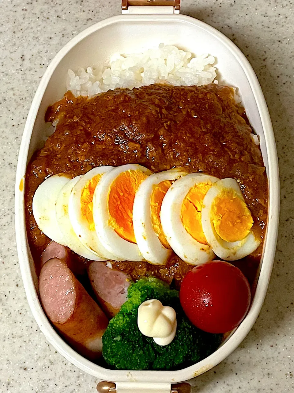 Snapdishの料理写真:キーマカレー弁当|besさん