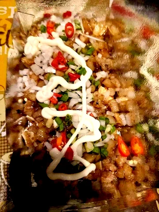 Snapdishの料理写真:Sisig 70 pesos per serving|Nonie1979さん